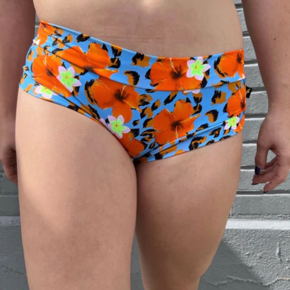 Floral Print Women's Swim Bottoms